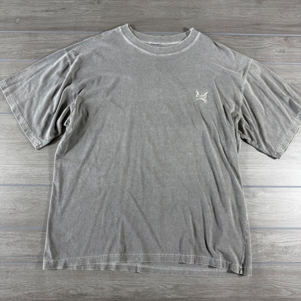 Vintage Bad Boys T-Shirt XL Gray Acid Wash Embroidered Logo Tee